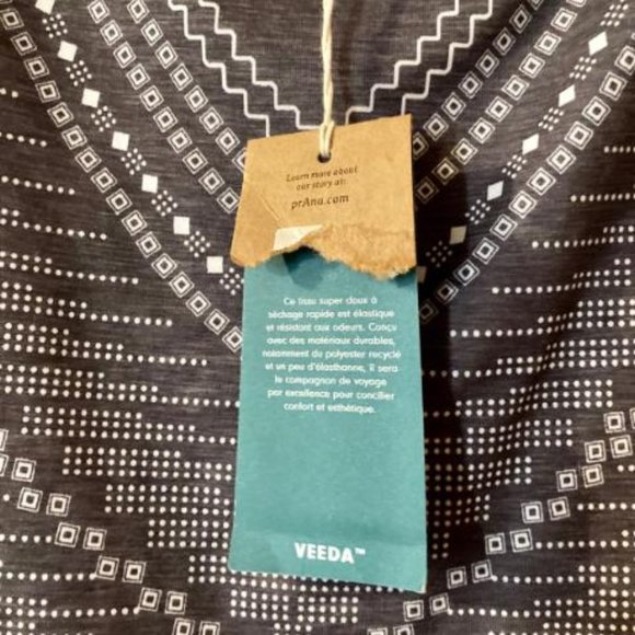Prana NWT Charcoal Sanna Dress Womens Small New - Picture 6 of 9